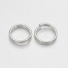 Brass Split Rings KK-E647-11S-2
