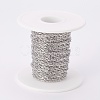 Tarnish Resistant 304 Stainless Steel Rope Chains CHS-F003-05P-B-2