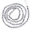 Electroplate Glass Beads Strands EGLA-T027-01S-3