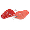 Halloween Themed Natural Agate Big Pendants G-S359-181-4