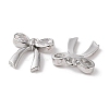 Brass Micro Pave Clear Cubic Zirconia Charms KK-G491-29P-2