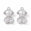ABS Plastic Imitation Pearl Pendants PALLOY-K259-06P-1