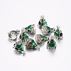 Tibetan Style Alloy European Beads ENAM-G120-01AS-1