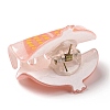 Grapefruit Pattern Acrylic Claw Hair Clips PHAR-G004-02-3