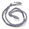 Transparent Baking Paint Glass Beads Strands DGLA-F002-02A-01-3