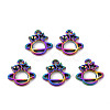 Alloy Pendant Rhinestone Settings PALLOY-S180-087-NR-1
