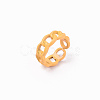 Spray Painted Alloy Cuff Rings RJEW-T011-29A-RS-3