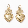 Brass Pendants X-KK-C100-10G-2
