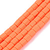 Handmade Polymer Clay Beads Strands CLAY-T021-02L-1