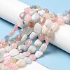 Natural Morganite Beads Strands G-O186-B-03-4