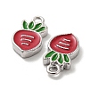 Brass Enamel Charms KK-Q809-21P-2