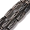 Tibetan Style 9-Eye dZi Beads Strands TDZI-G010-P01-1