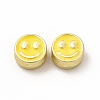 Rack Plating Alloy Enamel Beads FIND-G051-01LG-02-1