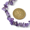 Natural Amethyst Chips Beaded Necklace NJEW-FZ00004-09-3