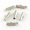 Iron Slide On End Clasp Tubes X-IFIN-R212-1.0cm-P-1