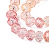 Transparent Glass Beads Strands GLAA-T023-8mm-A06-3
