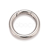 Non-Tarnish 304 Stainless Steel Spring Gate Rings STAS-M296-01P-E-1