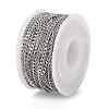 Tarnish Resistant 304 Stainless Steel Curb Chains CHS-H016-01P-10M-3