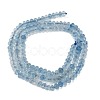 Natural Aquamarine Beads Strands G-L587-B02-02-5