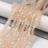 Transparent Glass Beads Strands EGLA-A034-T4mm-MB20-2