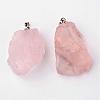 Natural Mixed Quartz Pendants G-G884-A06-2
