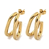 PVD Vacuum Plating 202 Stainless Steel Hoop Earring EJEW-H003-17G-1
