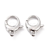 Brass Lobster Claw Clasps KK-D065-02P-2