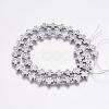 Grade AA Non-Magnetic Synthetic Hematite Bead Strands G-G652-20C-2