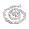 Natural Morganite Chip Beads Strands G-E271-84-3