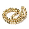 Electroplate Non-magnetic Synthetic Hematite Bead Strands X-G-Q466-6mm-01-2
