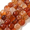 Natural Brazil Red Agate Beads Strands G-L599-A01-02-2