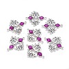 Alloy Enamel Chandelier Component Links ENAM-EA9734Y-5-1