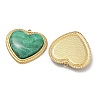 304 Stainless Steel Resin Pendants STAS-C174-19G-04-2