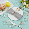 40Pcs 2 Colors Iron Napkin Rings AJEW-NB0008-09-4