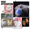 Brass Tin Wire Guardian and Protectors KK-GA0001-06P-6