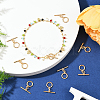 10 Sets Brass Toggle Clasps KK-BBC0021-08-5