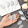 Handmade Silk Cloth Artificial Leaf AJEW-WH20070-073D-4
