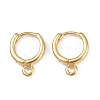 Brass Hoop Earring Findings KK-P310-26A-G-1