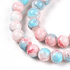 Baking Paint Glass Beads Strands DGLA-N003-4mm-C03-4