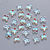Transparent Spray Painted Glass Beads GLAA-YW0003-10-1