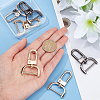 6pcs 3 colors Zinc Alloy Swivel Lobster Claw Clasps FIND-PH0008-62A-3