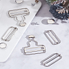 4Sets Adjustable Iron Buckle IFIN-LP0001-17-1
