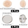 6Pcs Plastic Imitation Shell Saxophone Key Button Inlays Accessories FIND-CA0005-24-2