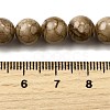 Natural Dyed Marble Beads Strands G-D315-A01-03-10mm-5