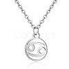 Non-Tarnish 201 Stainless Steel Pendants Necklaces NJEW-S063-TN505-4-1