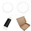 16Pcs 2 Colors Iron Hoops Macrame Ring DIY-NB0012-53-1