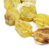 Natural Yellow Opal Beads Strands G-K245-L01-01-3