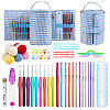 DIY Knitting Kits with Storage Bags for Beginners Include Crochet Hooks WG60902-01-1