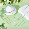 18Pcs 6 Styles Brass Chain Extender FIND-NB00002-4