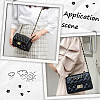 Adjustable Black Imitation Leather Bag Straps PURS-CL0001-55A-6